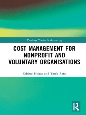 cover image of Cost Management for Nonprofit and Voluntary Organisations
